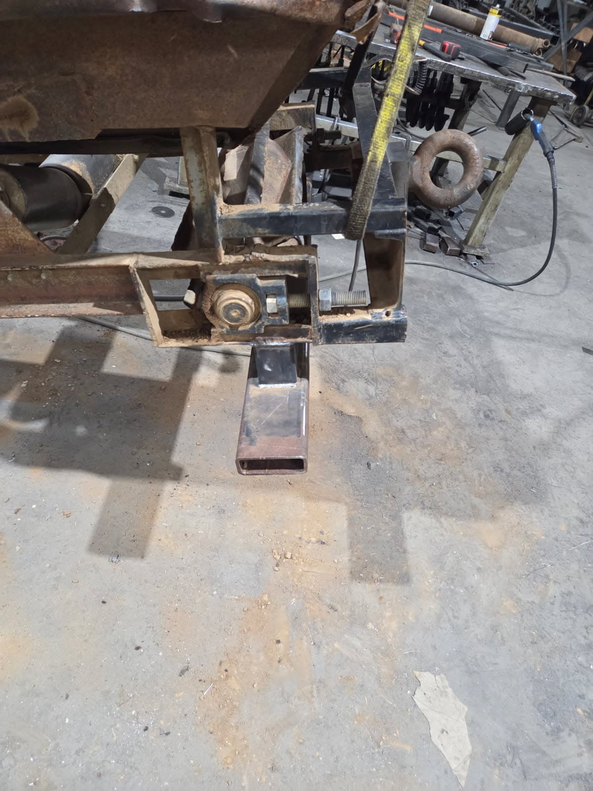 Reinforcing Conveyor Hitch and Feet in Clarksville
