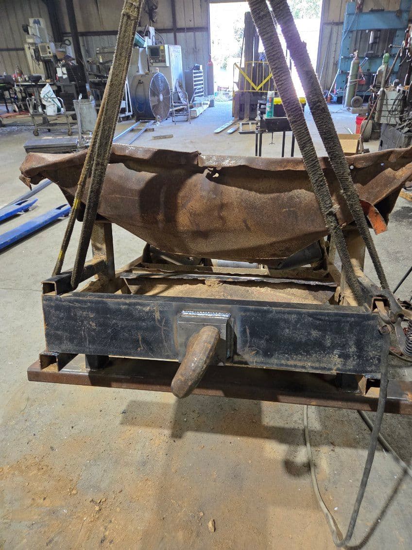 Reinforcing Conveyor Hitch and Feet in Clarksville